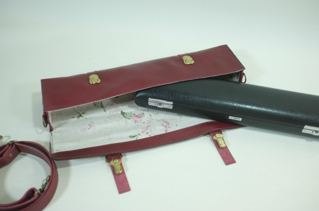 特注ソフトレザーフルートケース